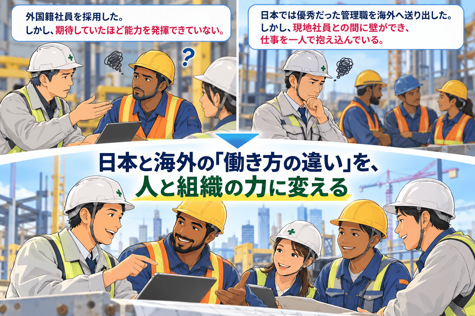 外国人材の活用で起こる職場のすれ違い