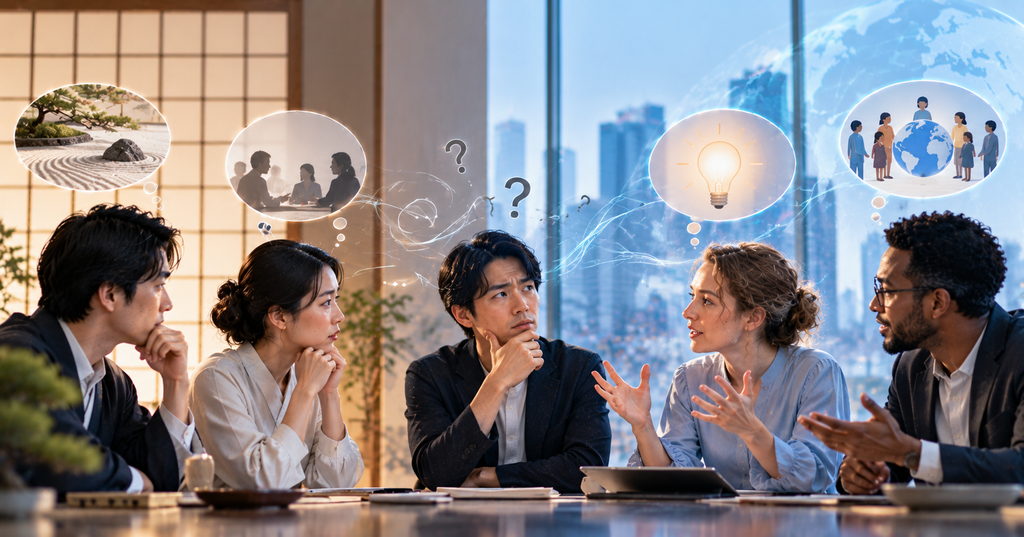空気を読む日本人と海外の同僚との会議